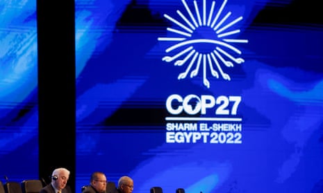 Participants attend the Cop27 climate summit in Egypt's Red Sea resort of Sharm el-Sheikh, Egypt.