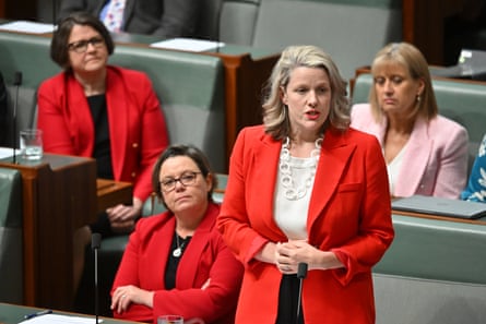 Minister for home affairs Clare O'Neil during question time in the House of Representatives this week.