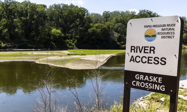 Nebraska health officials said a child died of a rare infection caused by a brain-eating amoeba after swimming in the Elcorn River in eastern Nebraska.