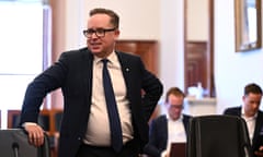 Former Qantas CEO Alan Joyce fronted a Senate inquiry at Parliament House in Melbourne in August.