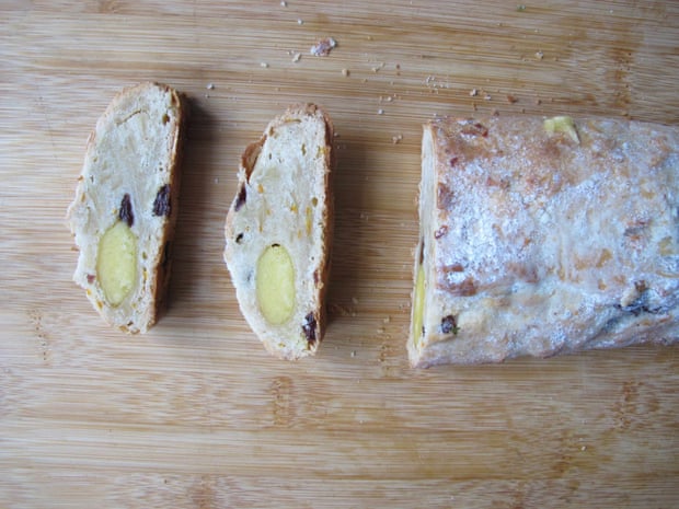 Serious Eats’ stollen features bourbon and mixed spice.