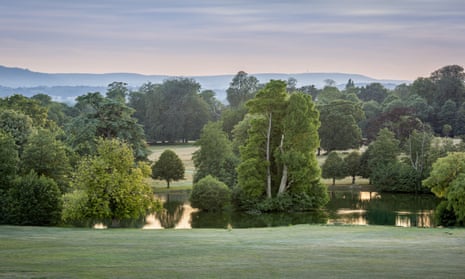 Petworth Park, West Sussex, landscaped by Capability Brown between 1753 and 1765. 
