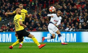 Moura goes close.