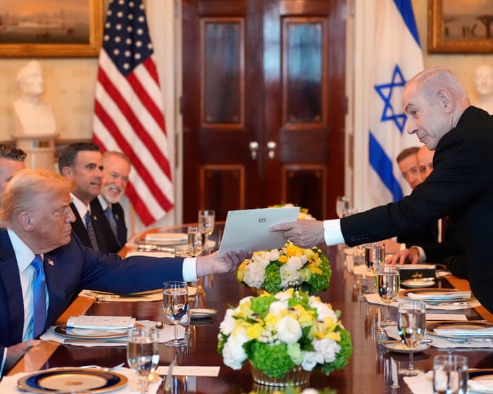Netanyahu nominates Trump for Nobel peace prize at White House meeting expected to focus on Gaza