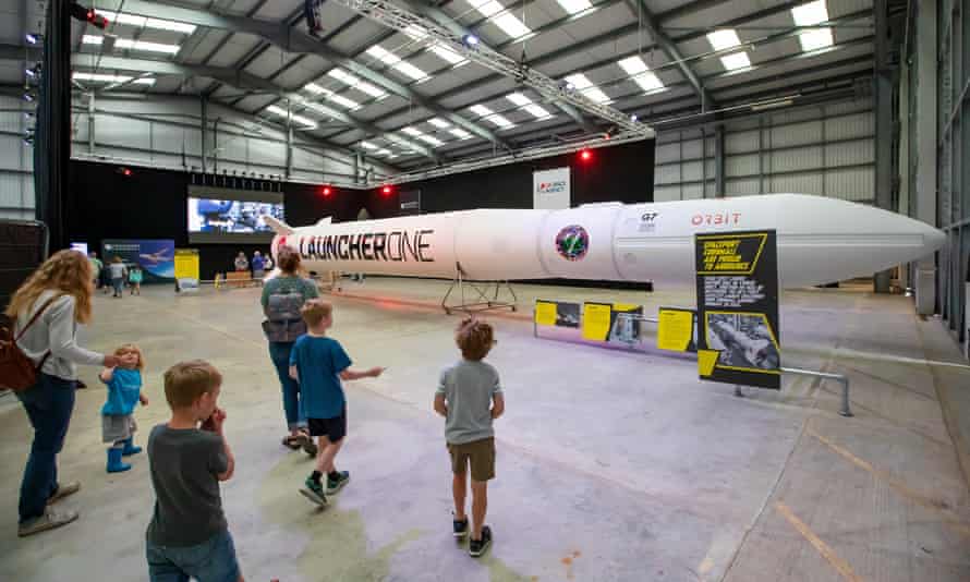 The Story Of A Satellite exhibition hosted by Spaceport Cornwall.