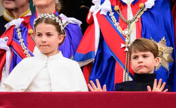 Prince Louis once again in the limelight with animated response to  coronation | Prince Louis | The Guardian