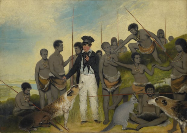 Benjamin Duterrau’s The conciliation, 1840 oil on canvas, Tasmanian Museum and Art Gallery.