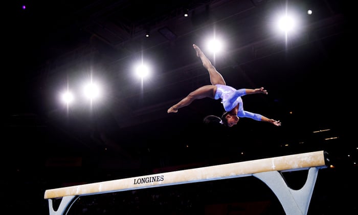 Simone Biles Wins Two More Golds And Sets World Championship Medal