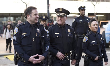 Earlier in the year, a judge ruled that San Francisco police chief Greg Suhr, center, waited too long to discipline officers who he discovered had exchanged racist and homophobic text messages.