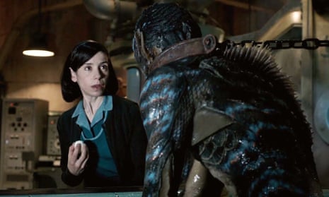 The ‘sublime’ Sally Hawkins, with Doug Jones in The Shape of Water.