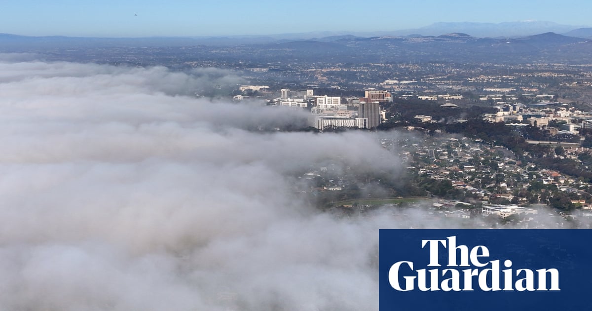 Satellite images show huge fog formation haunting central California