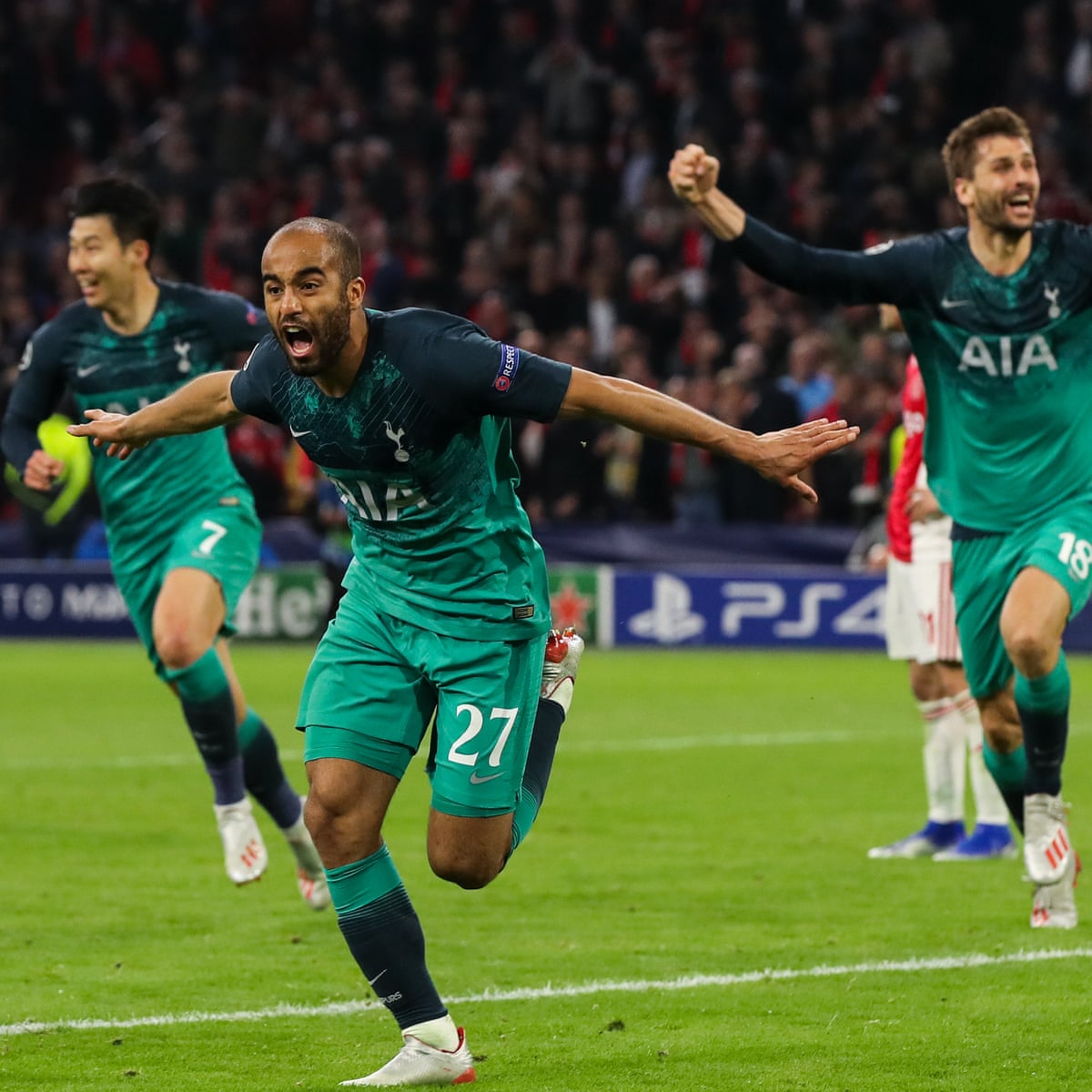 Ajax 2 3 Tottenham Agg 3 3 Champions League Semi Final Second Leg As It Happened Football The Guardian