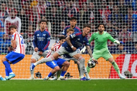 Ben White was adjudged to have handled the ball after the intervention of the video assistant referee.