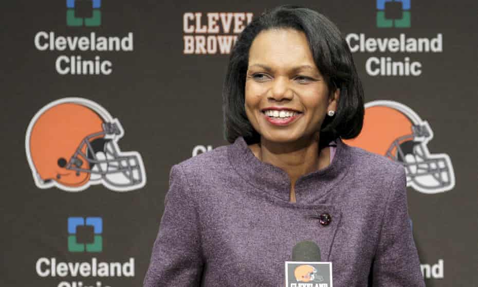 Condoleezza Rice is a lifelong Cleveland Browns fan