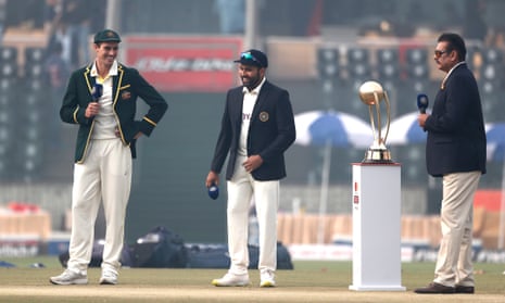 India v Australia: second Test, day one – live | Australia cricket team 4 India captain Rohit Sharma and his opposite number Pat Cummins.