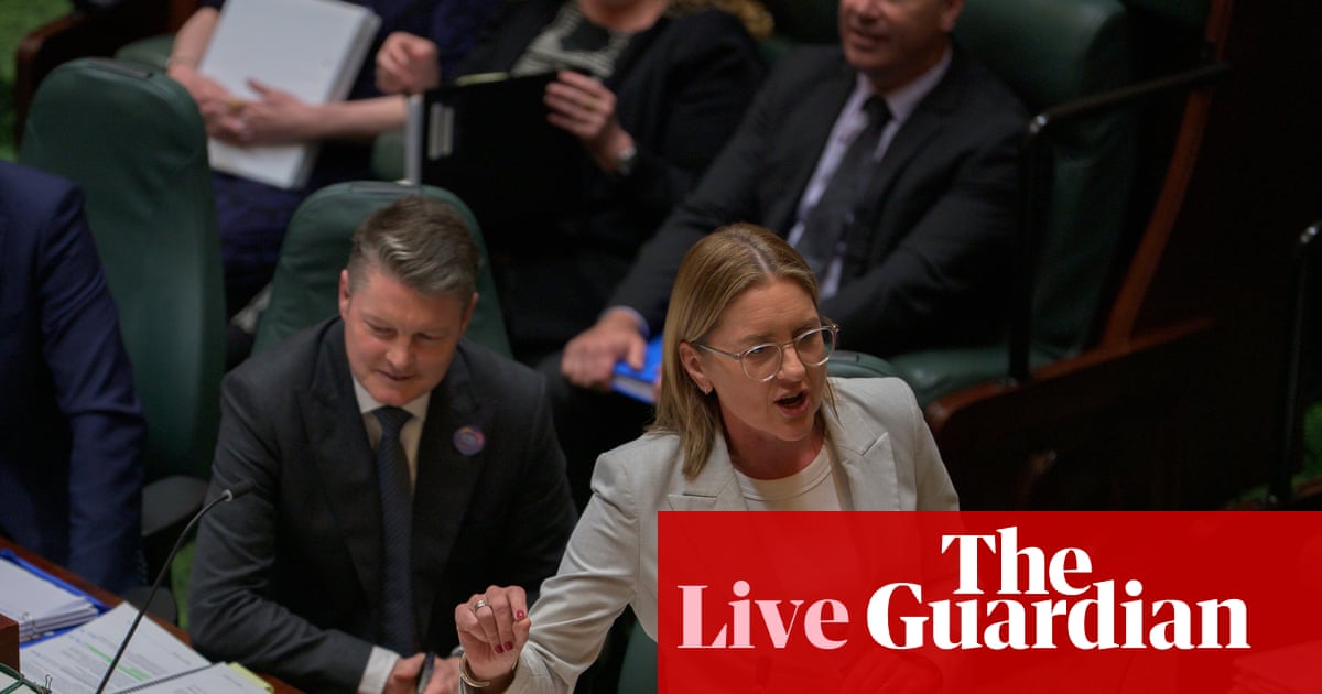 Australia news live: Victorian premier says Angus Taylor’s budget reply out of Trump playbook; Hanson’s Senate speech cut short | Australia news Australia news live: Victorian premier says Angus Taylor’s budget reply out of Trump playbook; Hanson’s Senate speech cut short | Australia news