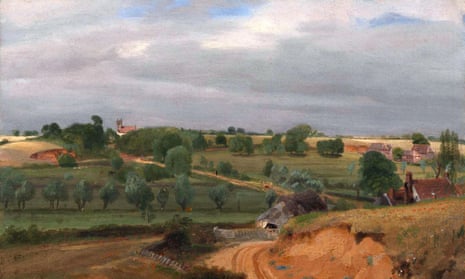 John Constable’s Brightwell Church and Village