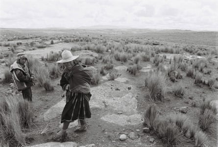 Martha, 47, and her son Limbert, 10, on the altiplano