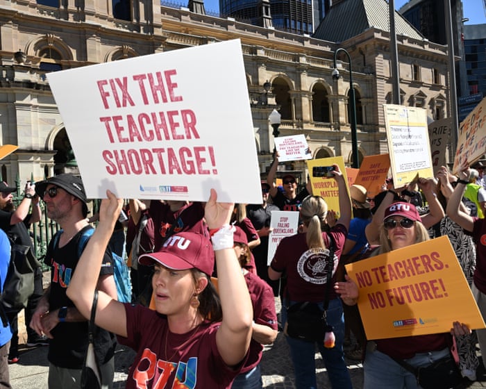 ‘Diabolical’: why Australia’s teacher shortages are among the worst in the world – and who is suffering most