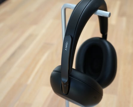 The arms and headband of the Sony WH-1000XX The Collexion headphones.