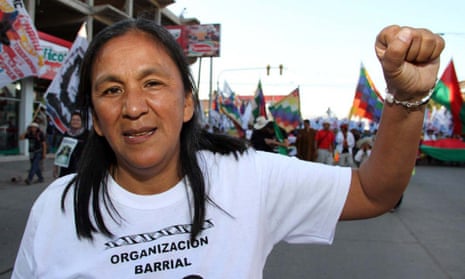 Milagro Sala was arrested last month on charges of fraud, extortion and illicit association.