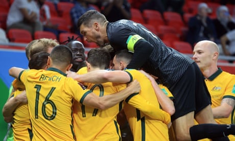 Socceroos stay alive as Ajdin Hrustic fires late winner in World Cup playoff win over UAE