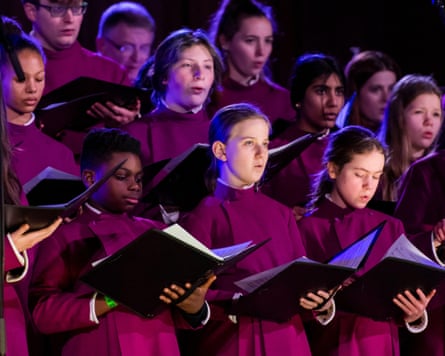 Coventry Cathedral choristers.