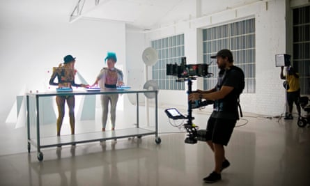 Behind the scenes at Nervo’s video for People Grinnin’