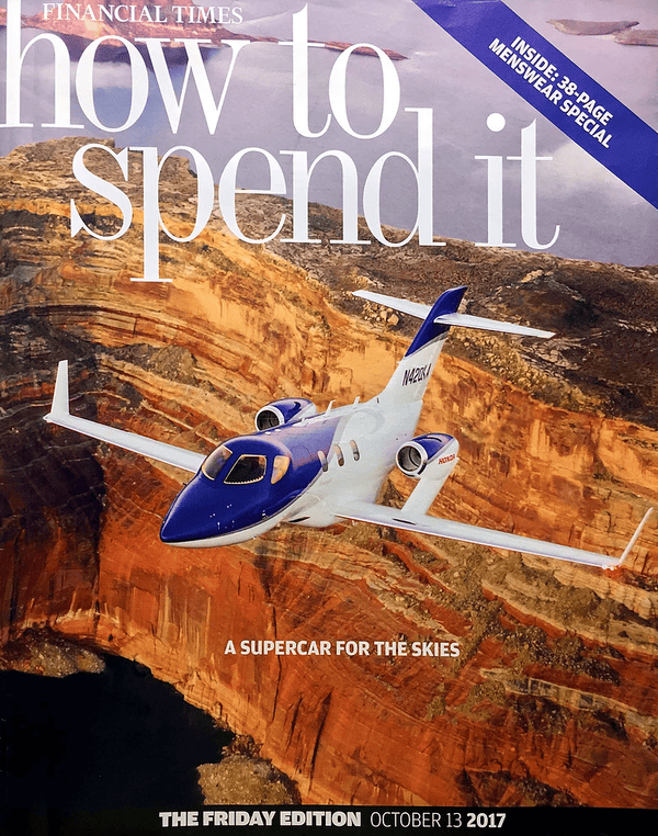 The cover of the 13 October 2017 edition of the FT’s How to Spend It magazine.