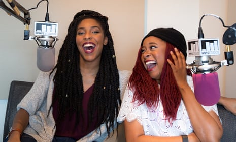Jessica Williams and Phoebe Robinson of 2 Dope Queens