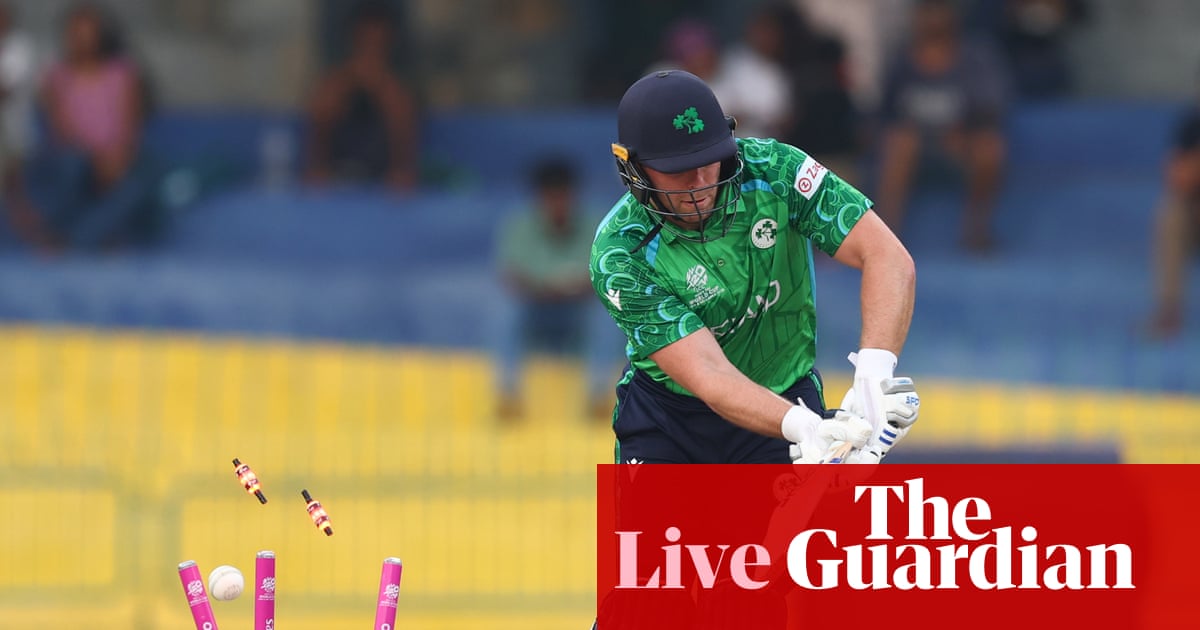 Australia v Ireland: T20 World Cup cricket – live
