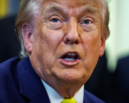 US president Donald Trump