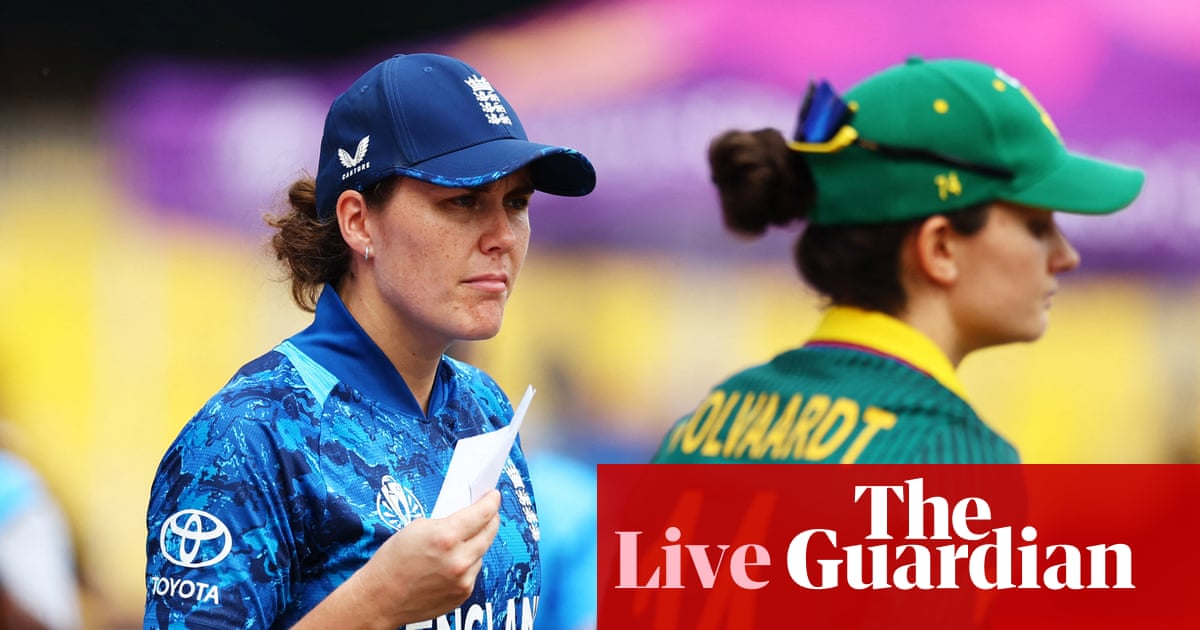 England v South Africa: Women’s Cricket World Cup semi-final – live