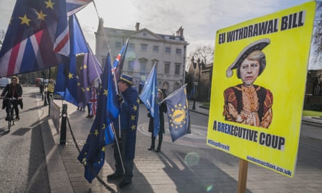 A remain protest in January.