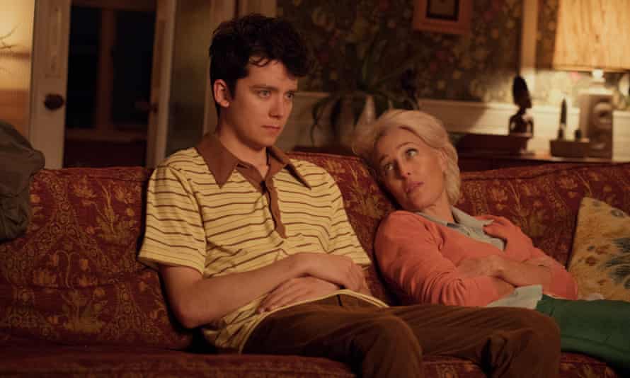 On my radar: Jehnny Beth’s cultural highlights | Savages 3 Asa Butterfield and Gillian Anderson in Sex Education.