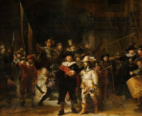 Out of control … The Night Watch, Rembrandt van Rijn, 1642.