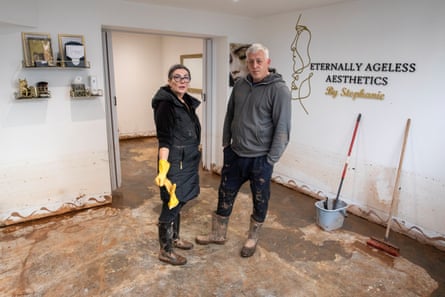 Stephanie Hopkins and Nick Harrold.