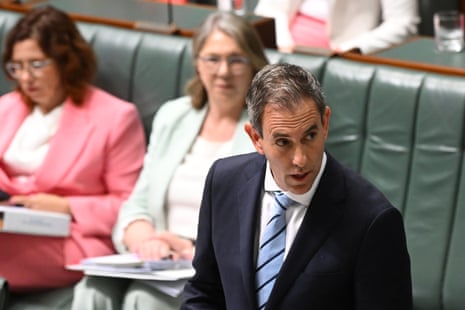 Jim Chalmers speaks during question time