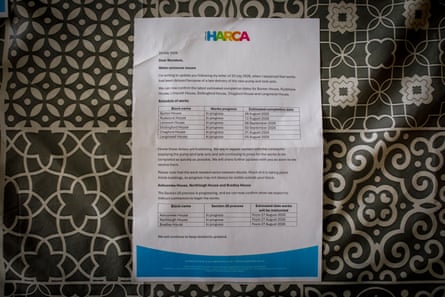 A letter afixed to a wall