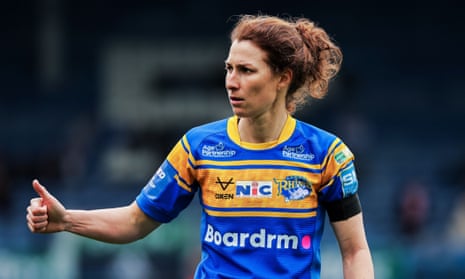 Courtney Winfield-Hill playing for Leeds Rhinos