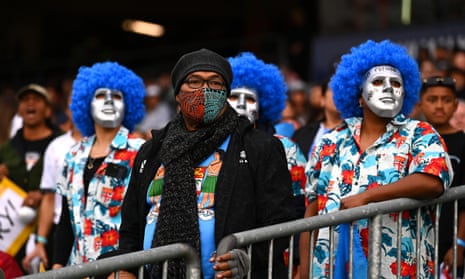 Fijian fans at Eden Park.