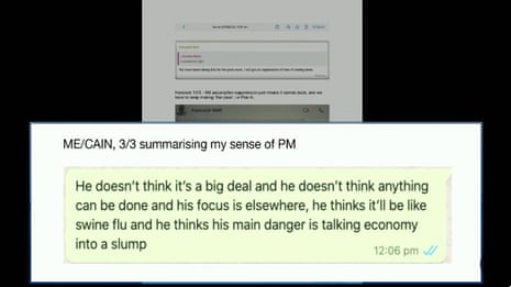 Message from Cummings
