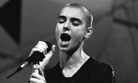 Sinéad O’Connor performing on British TV show The Roxy in June 1987.