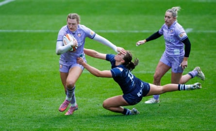 Gloucester-Hartpury’s Emma Sing in action during the Premiership Women’s Rugby match against Bristol Bears at Ashton Gate