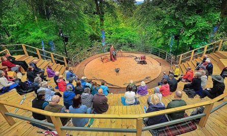 The amphitheatre at Pitlochry Festival Theatre in Scotland.