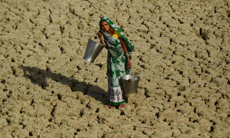 A heatwave in India where temperatures were recorded at 51.0C. Climate change means the occurrence and impact of extreme weather events has risen. 
