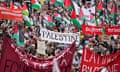 A pro-Palestinian demonstration in Malm? on 9 May against Israel’s inclusion in Eurovision.