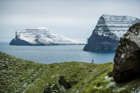 The Faroe Islands is the stunning backdrop to The Running Pastor.