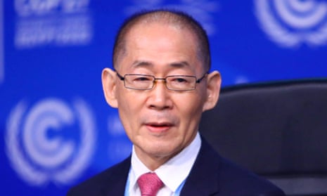 Chairperson of the Intergovernmental Panel on Climate Change Hoesung Lee