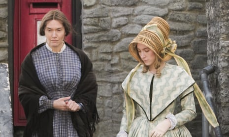 Kate Winslet and Saoirse Ronan on the set of Ammonite, the new film about Mary Anning’s life.